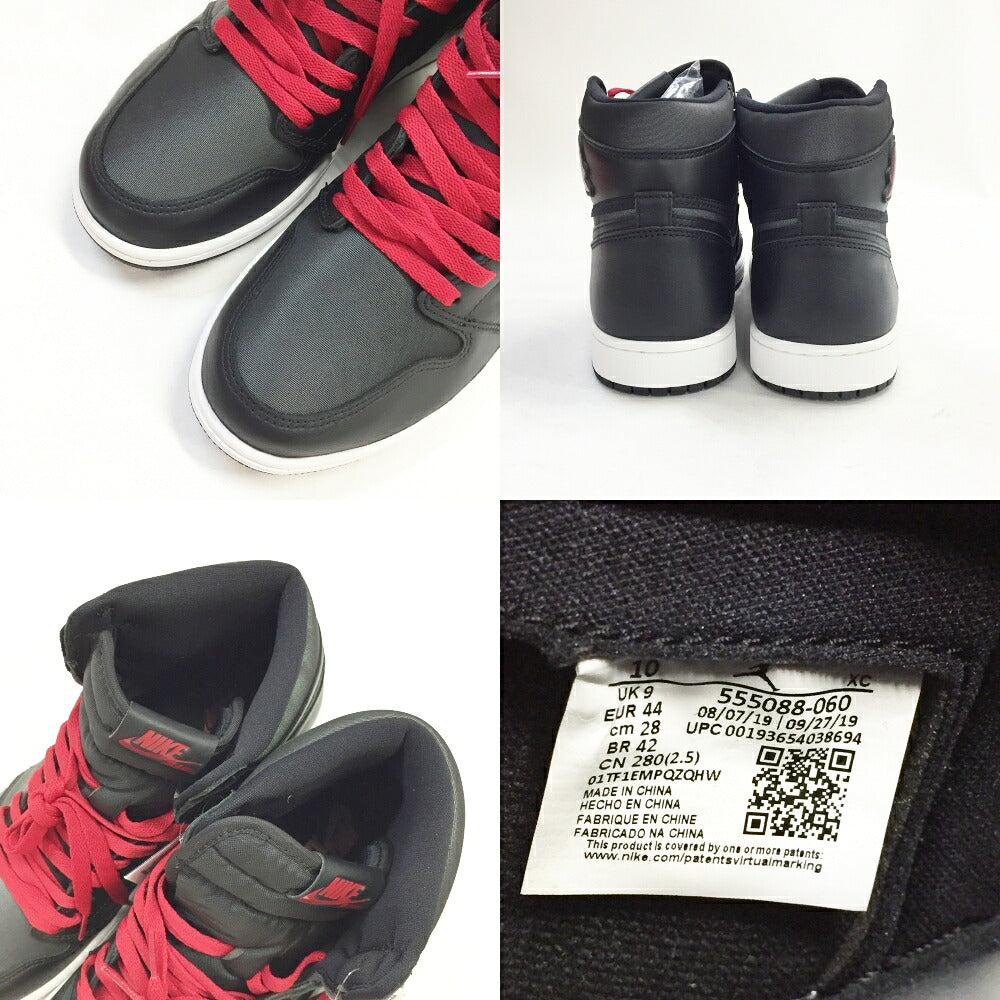 NIKE Air Jordan 1 Retro High OG Red Sneakers Size 10