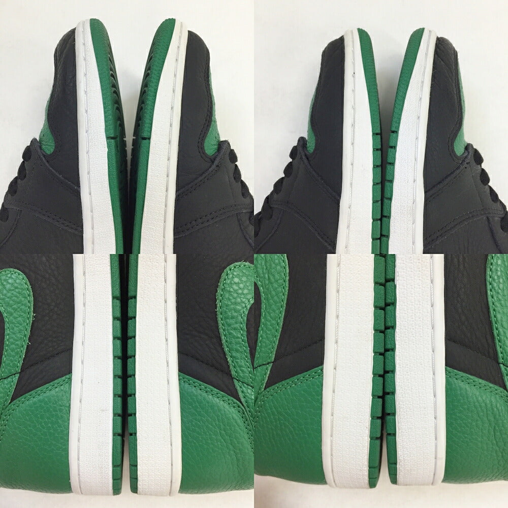 NIKE Air Jordan 1 Retro High OG Black/Green Sneakers Size 10