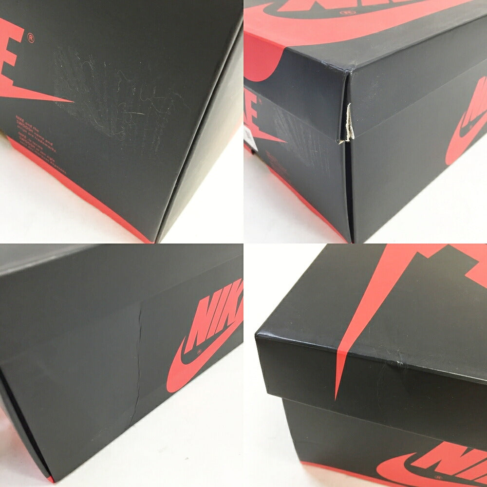 NIKE Air Jordan 1 Retro High OG Black/Green Sneakers Size 10