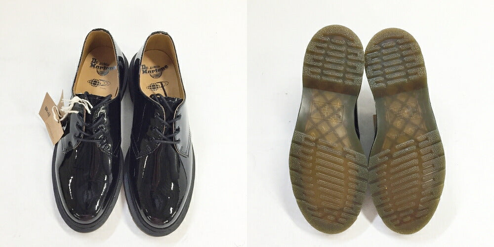 Dr.Martens x BEAMS Patent Lamper 3-Eye Shoes Black Sneakers Size UK7