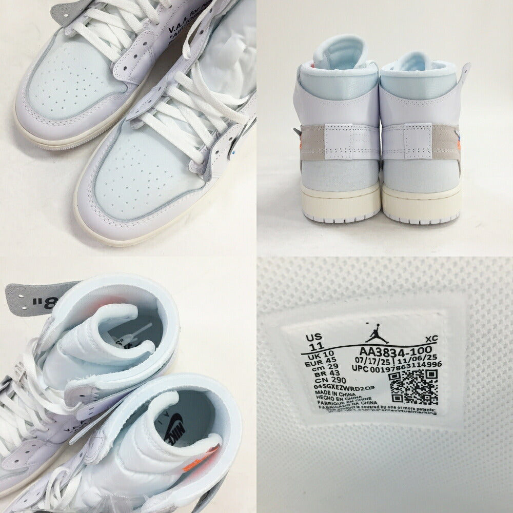 Alaska x Nike Air Jordan 1 Retro OG White Sneakers Size 11