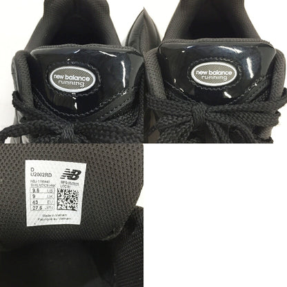 New Balance U2002RD Black Sneakers Size 9.5