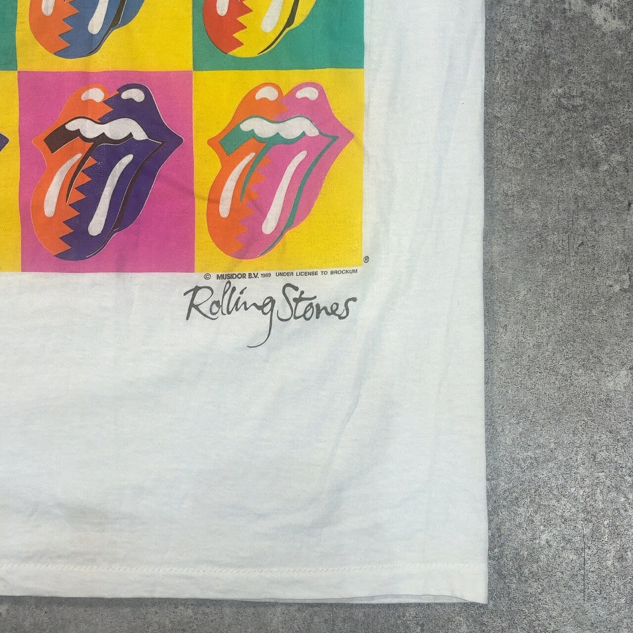 ROLLING STONES 1989-90 Tour Band Watch Size L