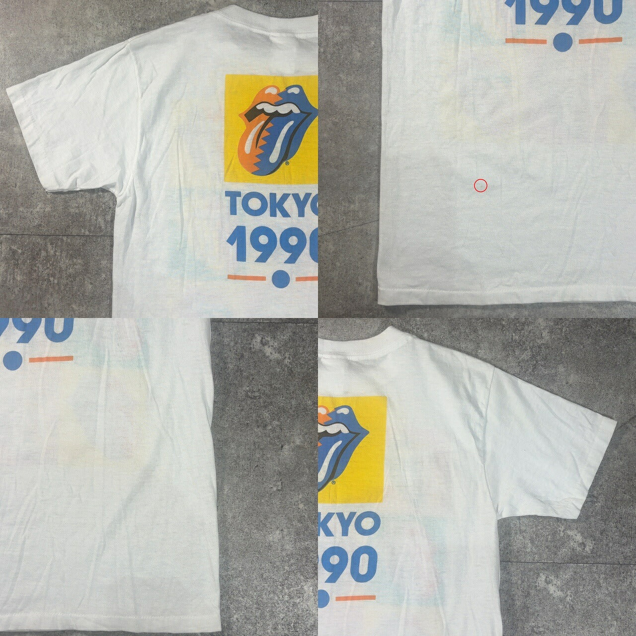 ROLLING STONES 1989-90 Tour Band Watch Size L