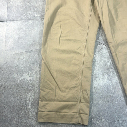MILITARY 50s 60s French Army M52 Trousers Beige Size 35