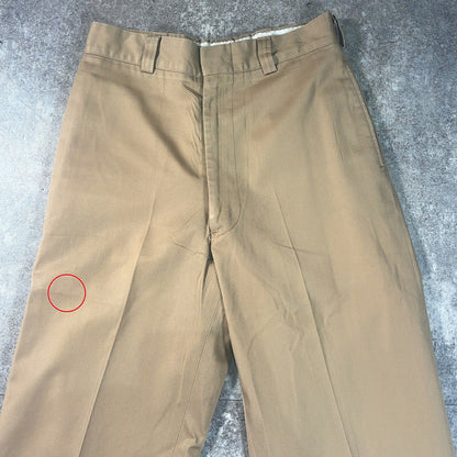 US ARMY 60s 70s Vintage Military Chino Pants Size 30R