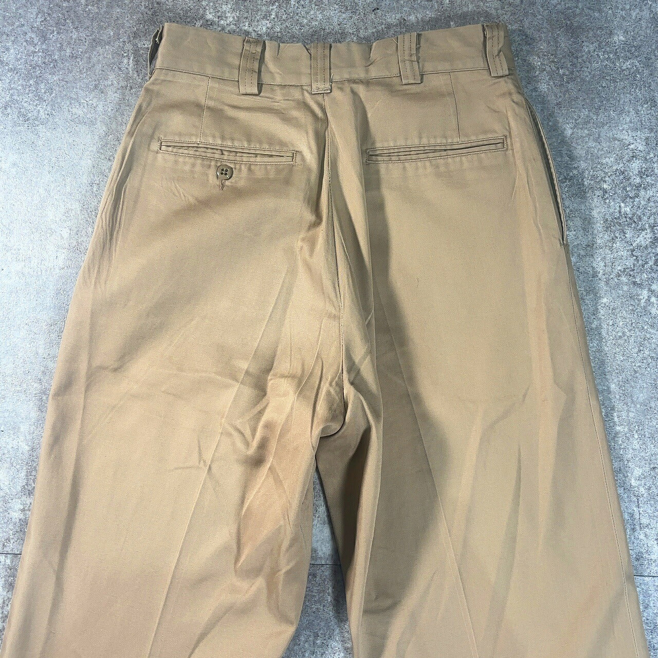 US ARMY 60s 70s Vintage Military Chino Pants Size 30R