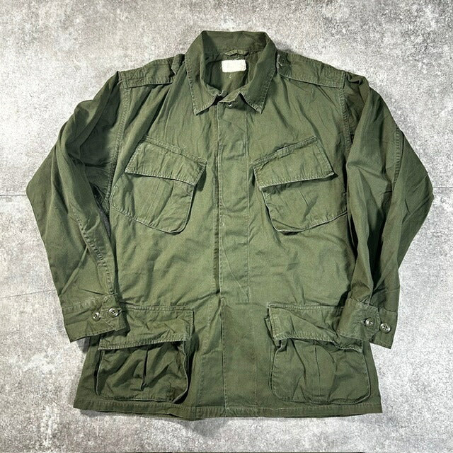 U.S.ARMY 60s Vintage Jungle Fatigue Cotton Jacket Size L