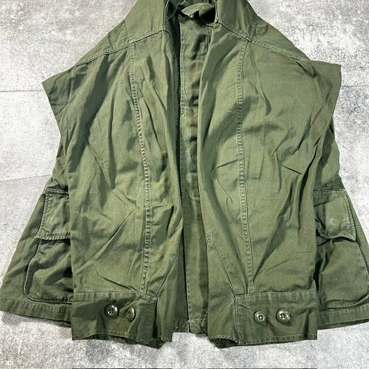 U.S.ARMY 60s Vintage Jungle Fatigue Cotton Jacket Size L