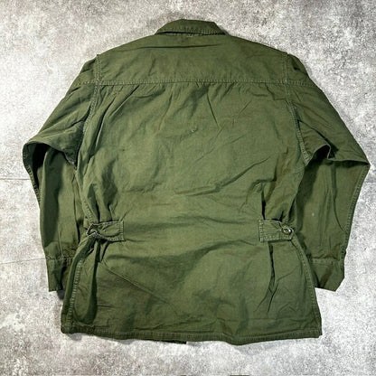 U.S.ARMY 60s Vintage Jungle Fatigue Cotton Jacket Size L