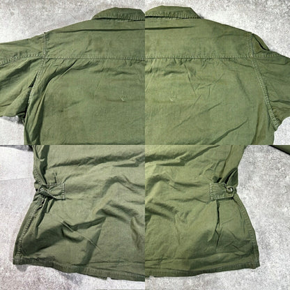 U.S.ARMY 60s Vintage Jungle Fatigue Cotton Jacket Size L