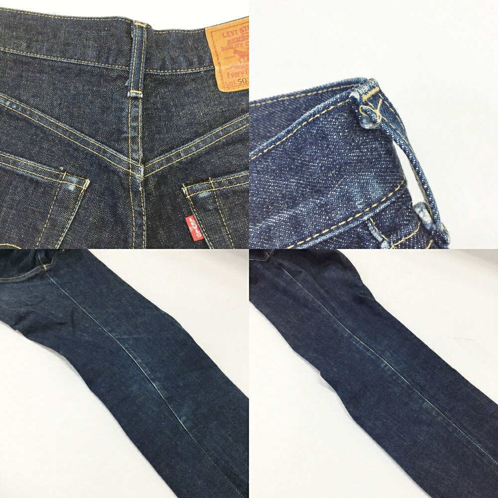 Levi's 98' 503B BIGE Indigo Denim Jeans Size 28