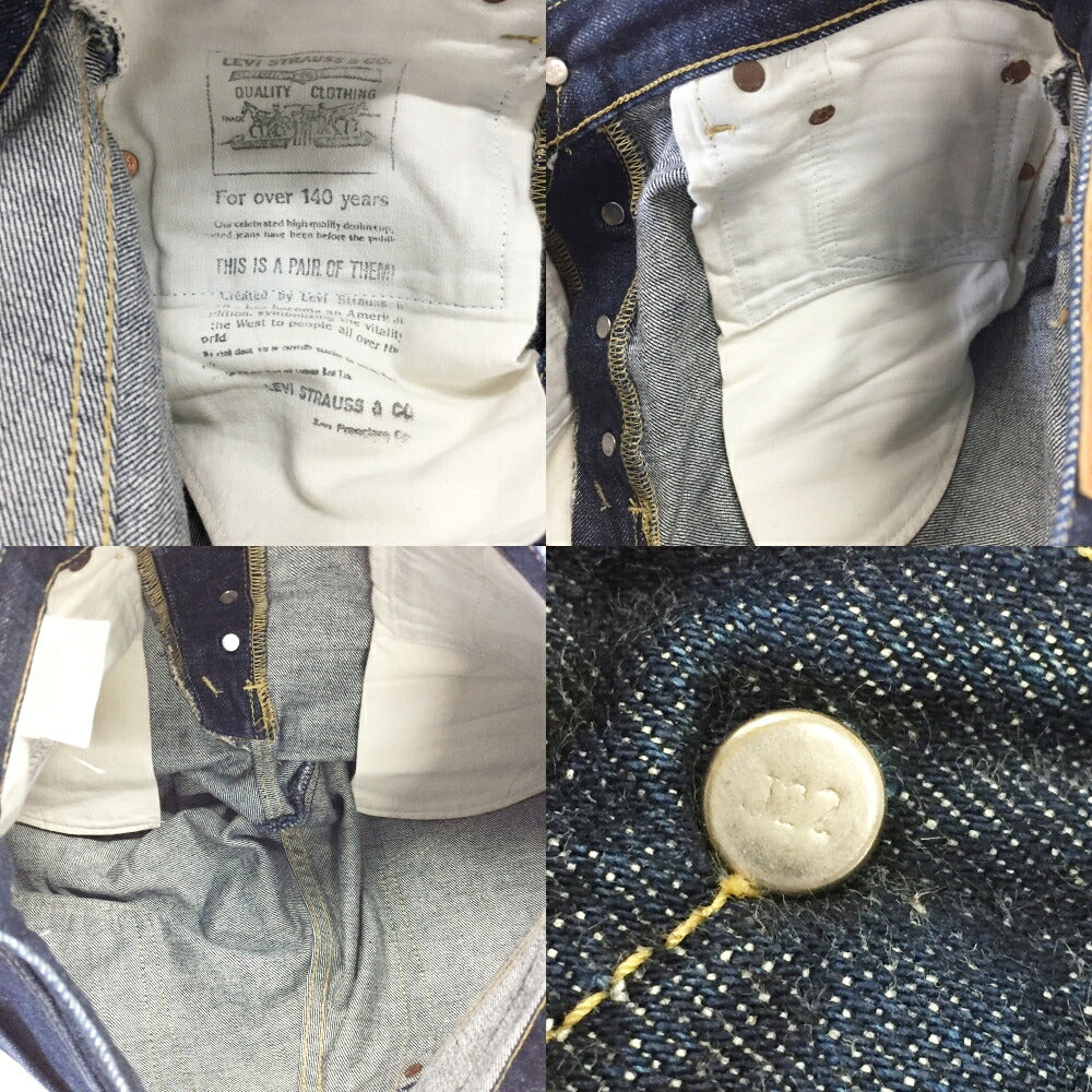 Levi's 98' 503B BIGE Indigo Denim Jeans Size 28
