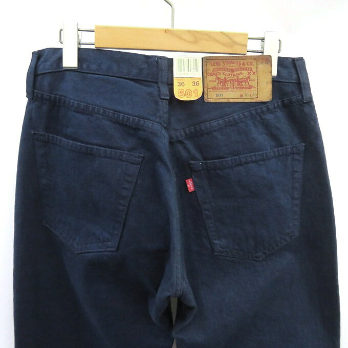 Levi's 90s USA 501 Navy Color Denim Pants Size W36