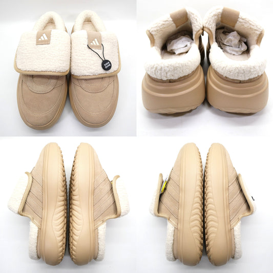 SANDSTONE adidas Grand Court Mule Sandals Beige Size 5.5