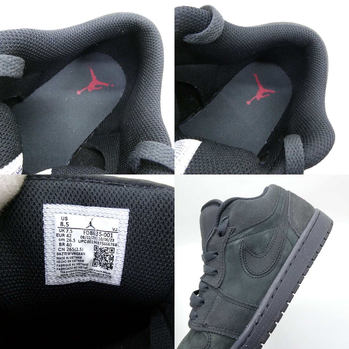 NIKE AIR JORDAN 1 Low SE Craft Smoke Grey Sneakers