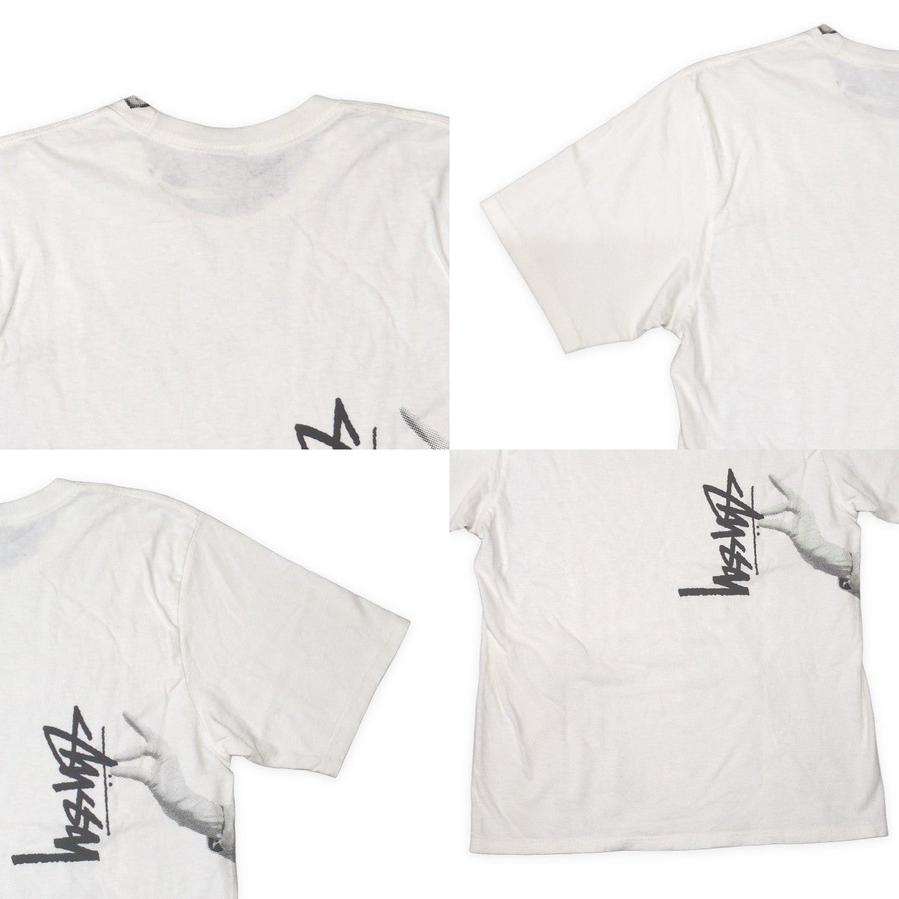 STUSSY 25AW Lady Paris Pigment Dyed Graphic T-Shirt Size M
