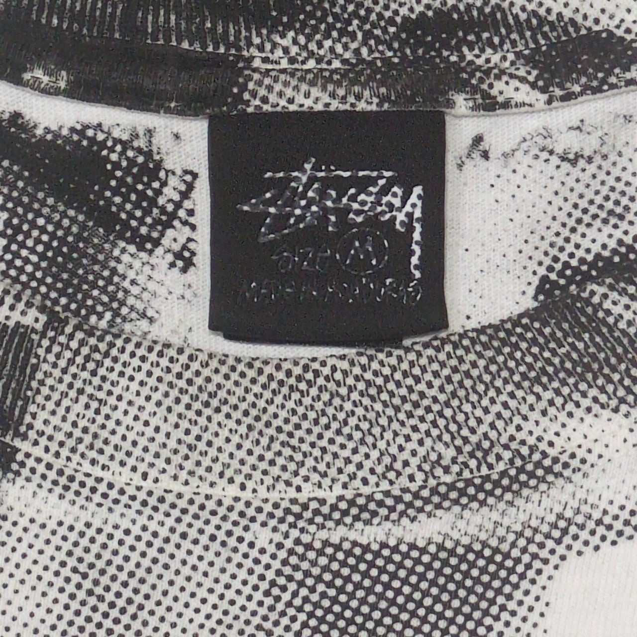 STUSSY 25AW Lady Paris Pigment Dyed Graphic T-Shirt Size M