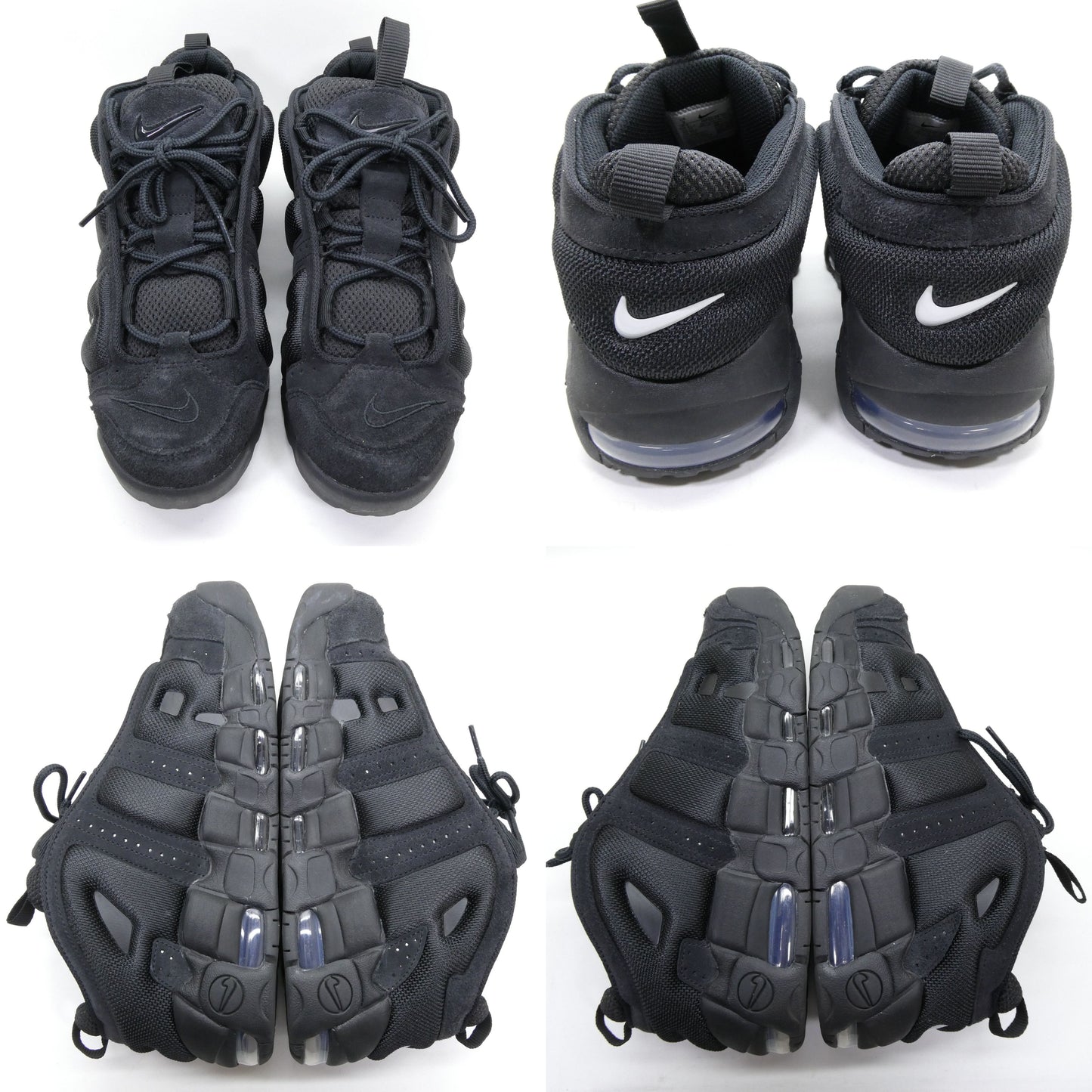 NIKE AIR MORE UPTEMPO LOW Black Sneakers