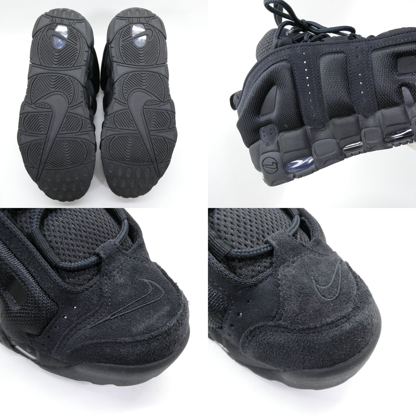 NIKE AIR MORE UPTEMPO LOW Black Sneakers