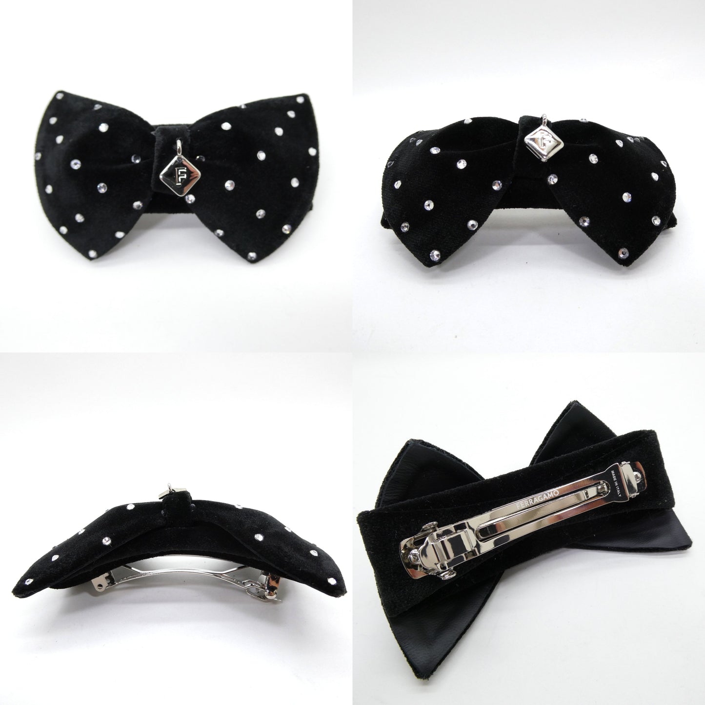 FERRAGAMO Valletta Barrette Black