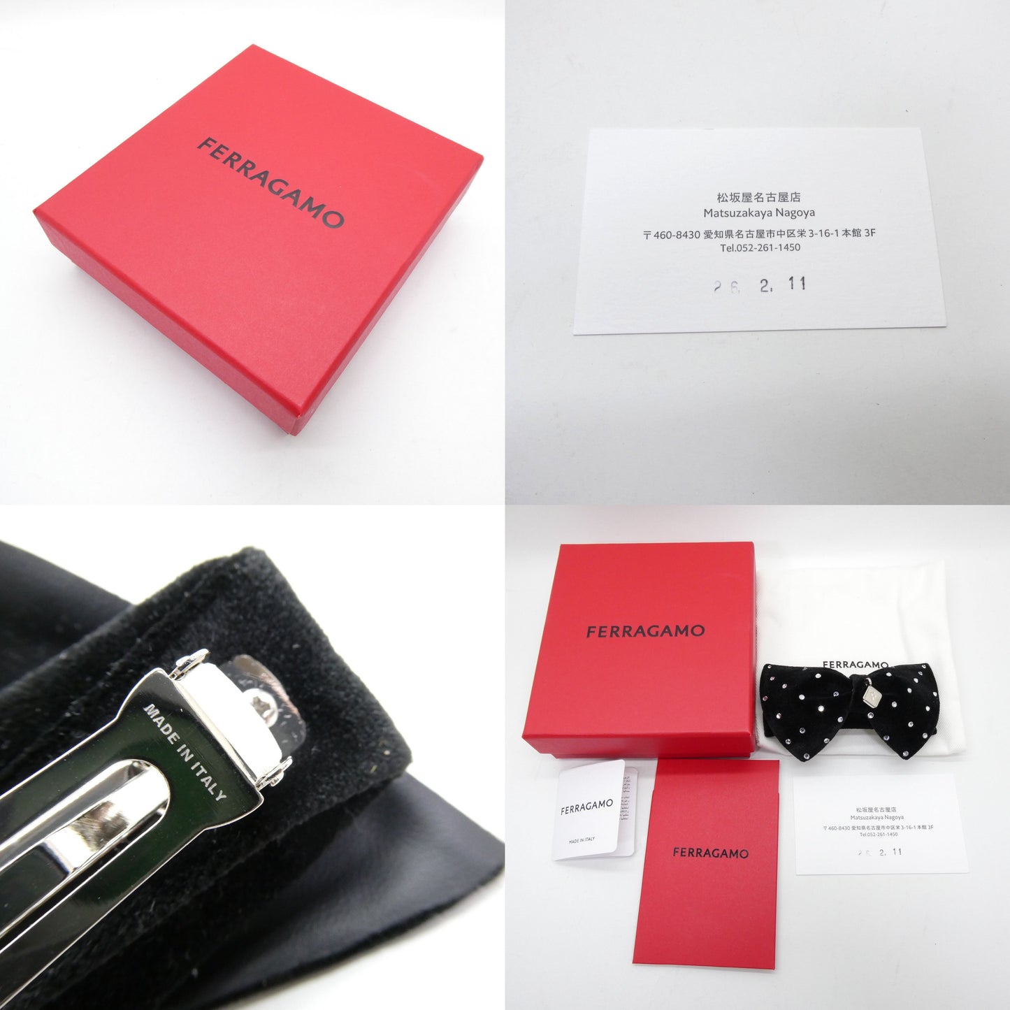FERRAGAMO Valletta Barrette Black