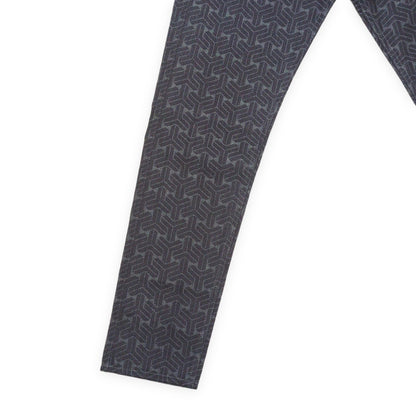 EVISU Lot.5500 Geometric Monogram All-Over Jeans Size 32