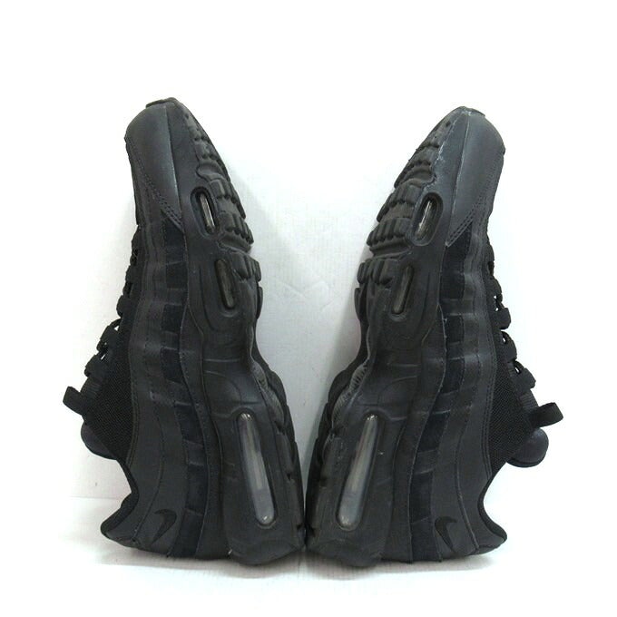 NIKE AIR MAX 95 Essential Black Dark Grey Sneakers Size 29cm