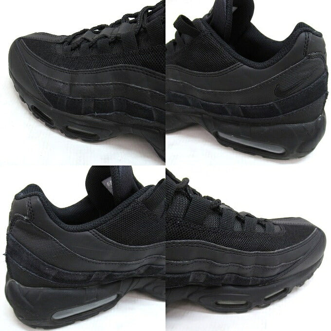 NIKE AIR MAX 95 Essential Black Dark Grey Sneakers Size 29cm