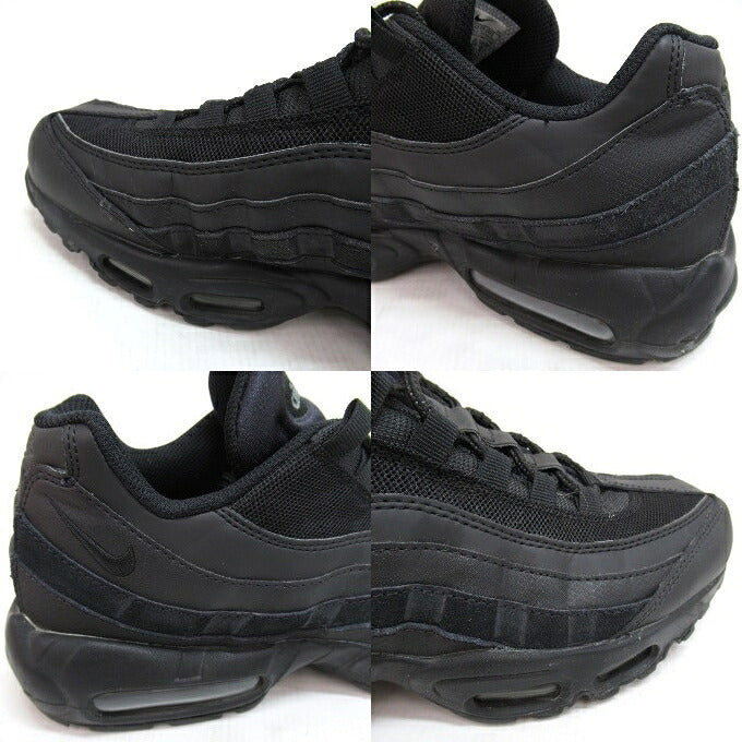 NIKE AIR MAX 95 Essential Black Dark Grey Sneakers Size 29cm