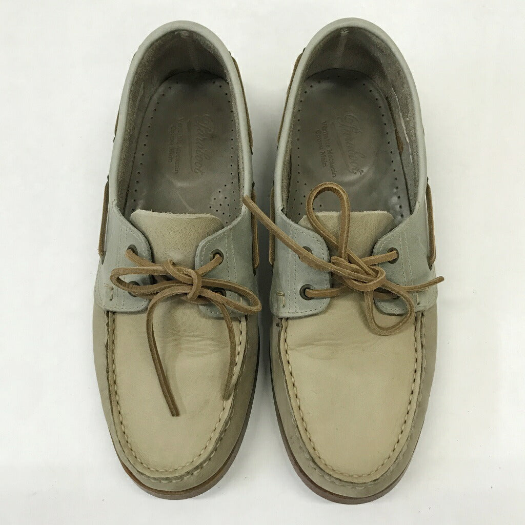 PARABOOT Barth Deck Shoes Beige Boots Size A