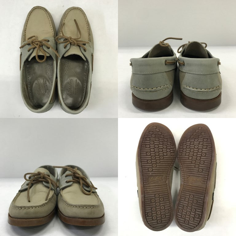 PARABOOT Barth Deck Shoes Beige Boots Size A