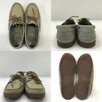 PARABOOT Barth Deck Shoes Beige Boots Size A