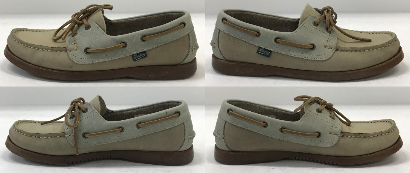 PARABOOT Barth Deck Shoes Beige Boots Size A