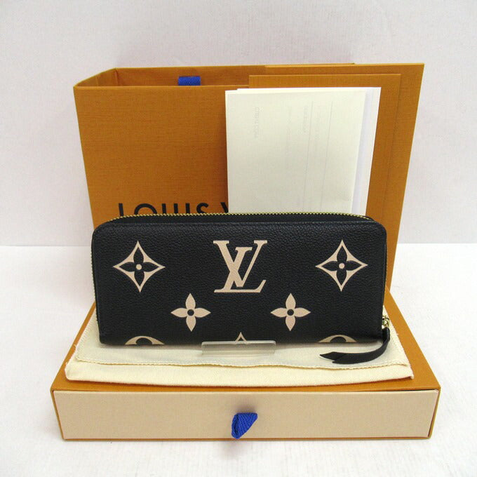 LOUIS VUITTON Monogram Empreinte Clemence Wallet
