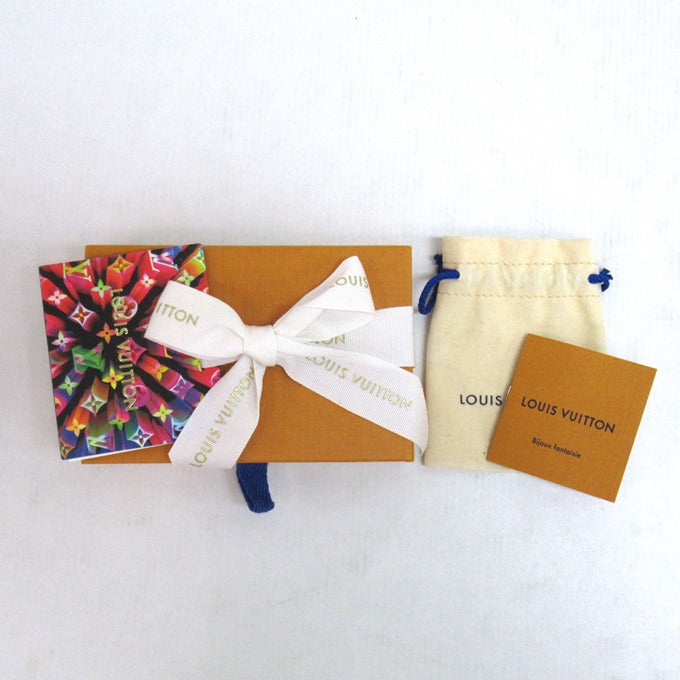 LOUIS VUITTON Essential V Gold Necklace Size ONE SIZE
