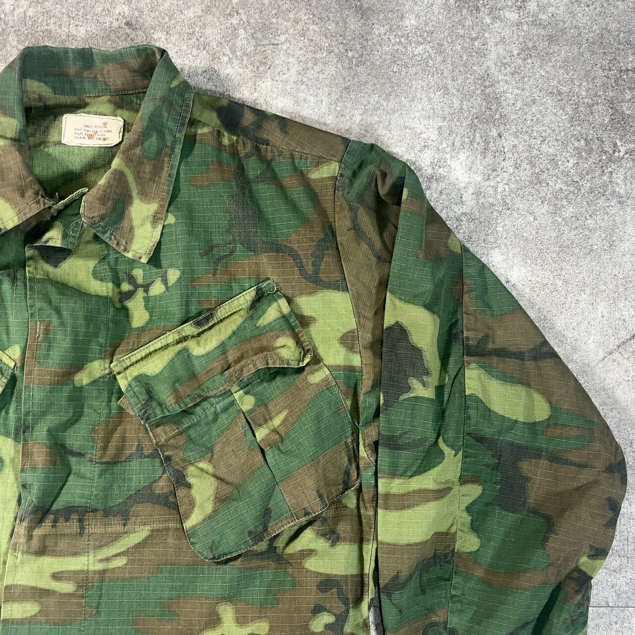 U.S.ARMY 60s Jungle Fatigue Jacket Green Size S