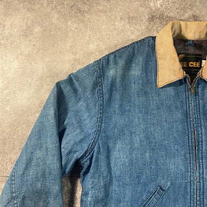 WASHINGTON DEE CEE 70s Denim Work Jacket Blue Size M