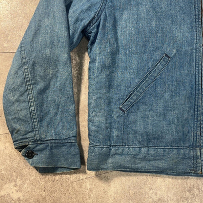 WASHINGTON DEE CEE 70s Denim Work Jacket Blue Size M