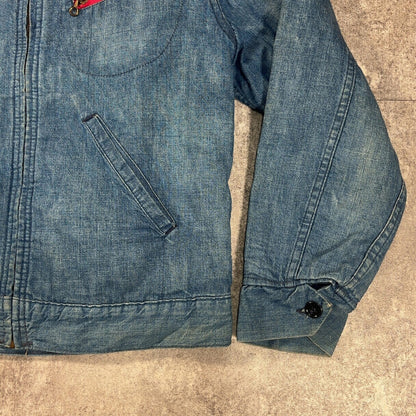 WASHINGTON DEE CEE 70s Denim Work Jacket Blue Size M