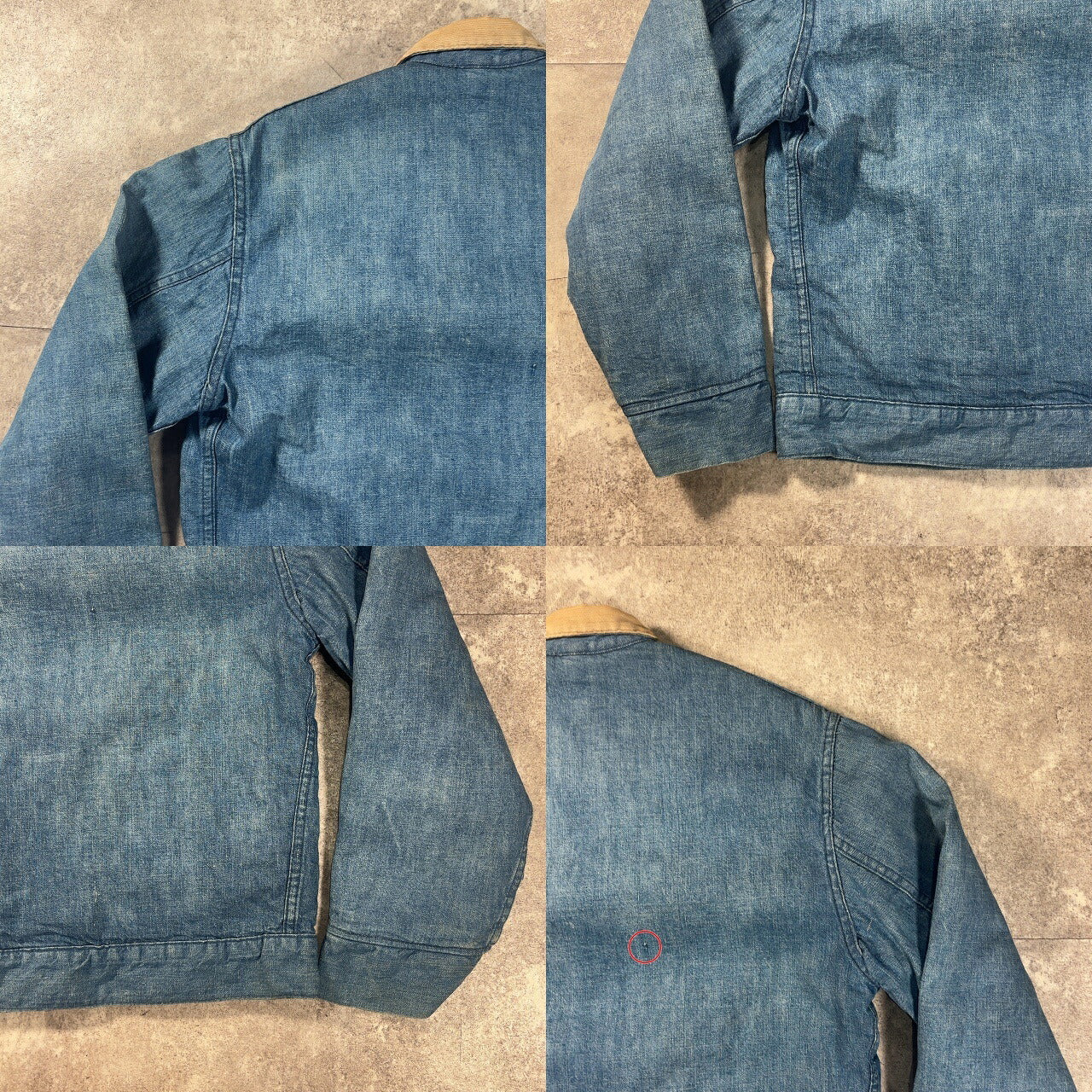 WASHINGTON DEE CEE 70s Denim Work Jacket Blue Size M