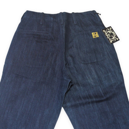 EVISU H. Yamane Japanese Denim Work Jeans Blue Size 32