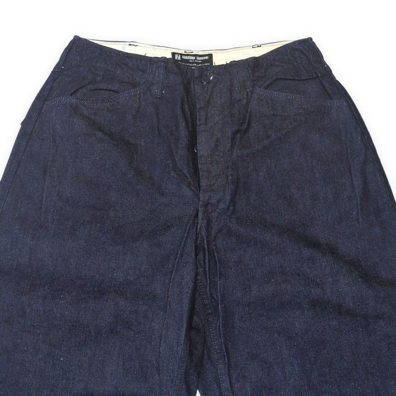 EVISU H. Yamane Nep Denim Work Jeans Blue Size 34