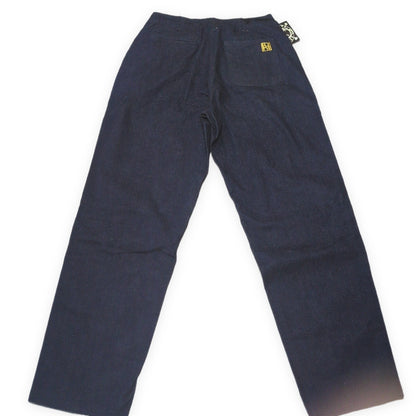 EVISU H. Yamane Nep Denim Work Jeans Blue Size 34