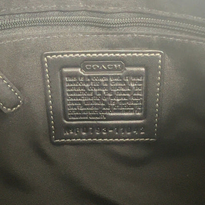 COACH Leather Turnlock Shoulder Bag Black Size ONE SIZE
