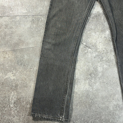 LEVI'S 80's 501 Pre-Dyed Black Denim Jeans USA Made Size W29