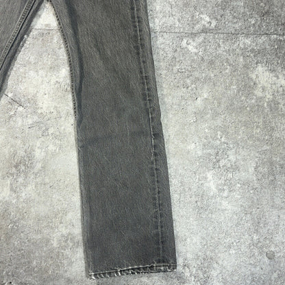 LEVI'S 80's 501 Pre-Dyed Black Denim Jeans USA Made Size W29