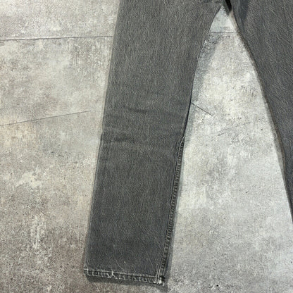 LEVI'S 80's 501 Pre-Dyed Black Denim Jeans USA Made Size W29