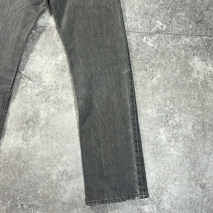 LEVI'S 80's 501 Pre-Dyed Black Denim Jeans USA Made Size W29