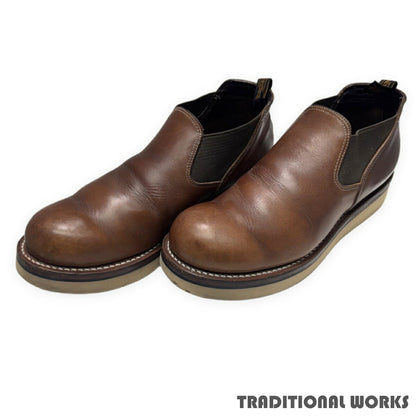 ROLLING DUB TRIO SLOTH Chromexcel Leather Boots Brown Size 9